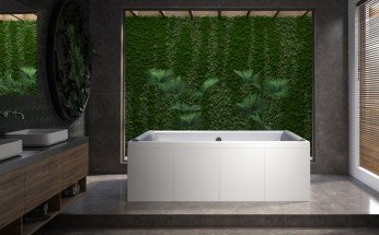 Aquatica Downtown HydroRelax Pro Freestanding DurateX Bathtub With Maridur Composite Panels 01 720