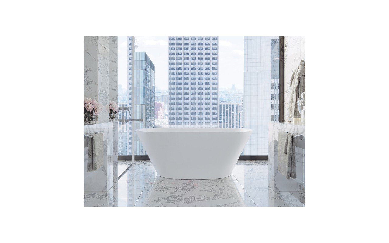 MTI Baths Acquabella Islita Freestanding Mineral Composite Soaking Bathtub picture № 0