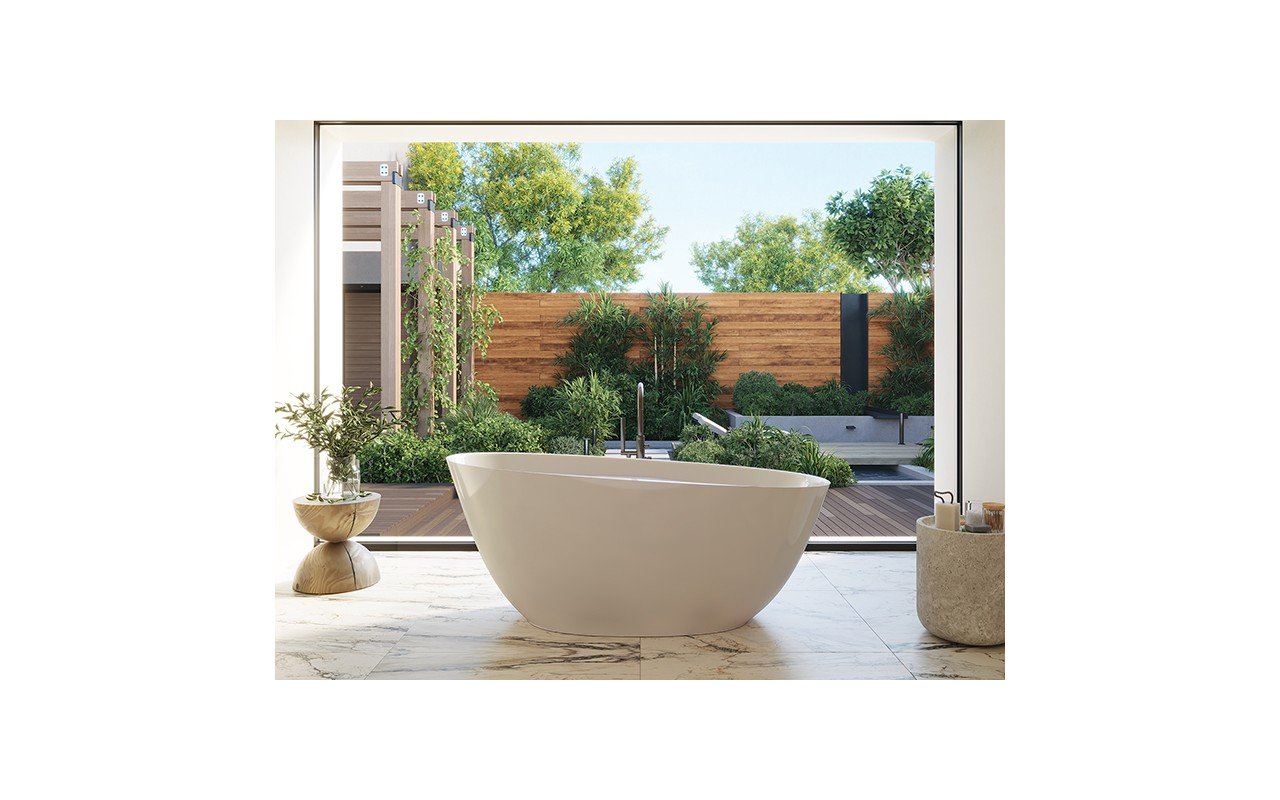 MTI Baths Acquabella Walker 2 Freestanding Mineral Composite Soaking Bathtub picture № 0