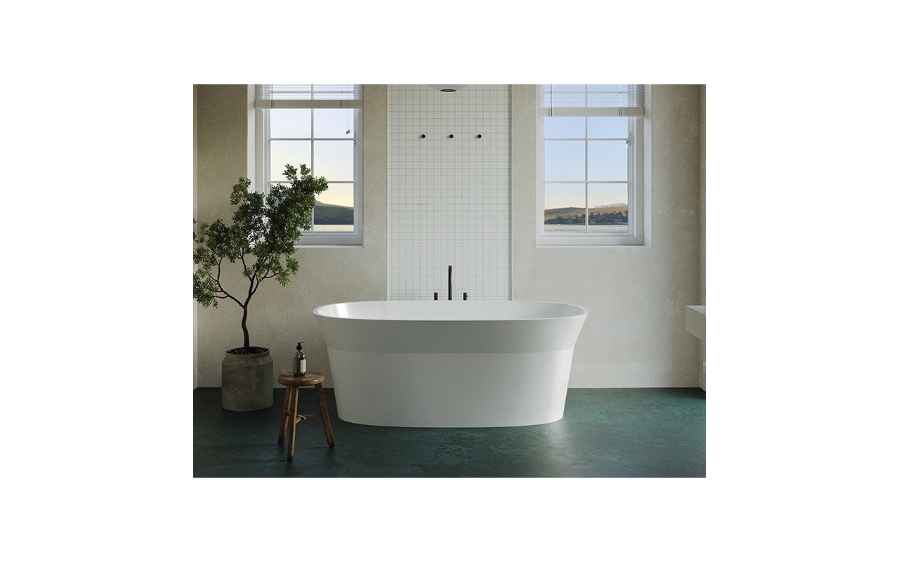 MTI Baths Acquabella James Freestanding Mineral Composite Soaking Bathtub picture № 0