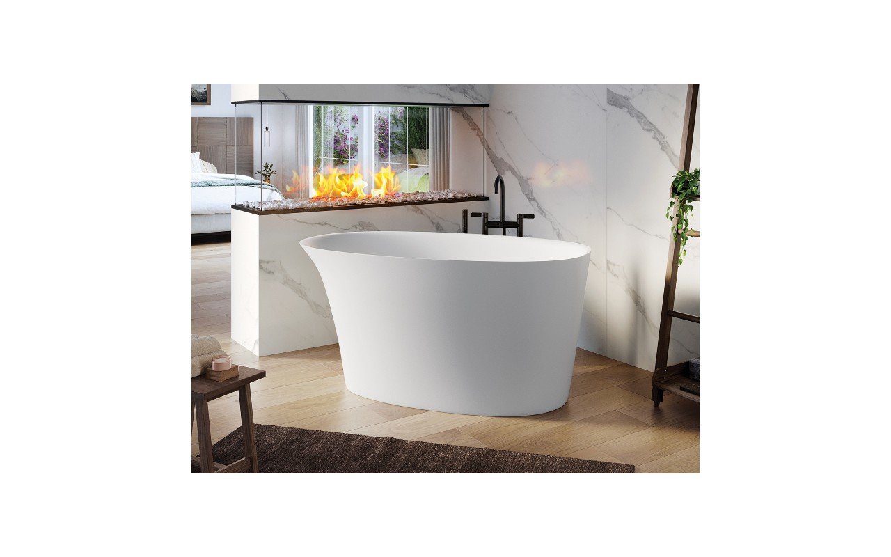 MTI Baths Acquabella Elko Freestanding Mineral Composite Soaking Bathtub picture № 0