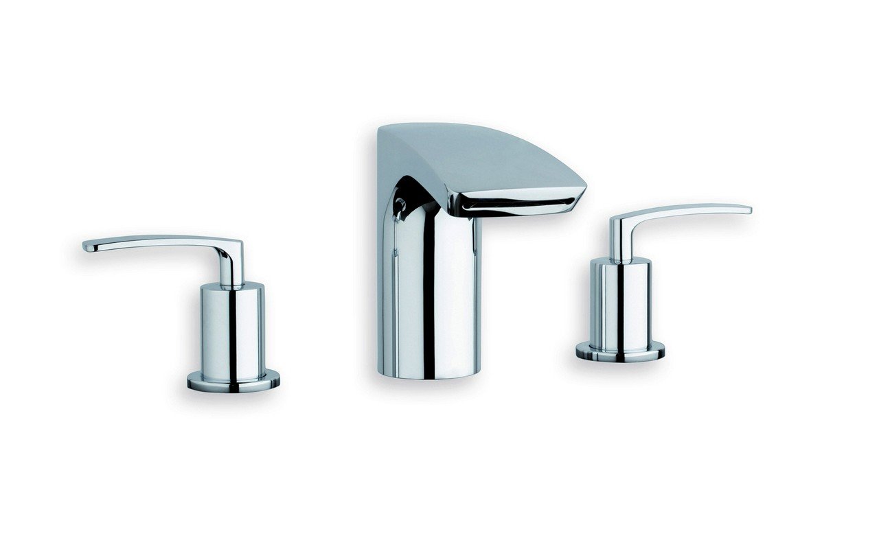 áˆ Aquatica Bollicine 3 5 3 Hole Mounted Sink Faucet Sku 205 Chrome Buy Online Best Prices