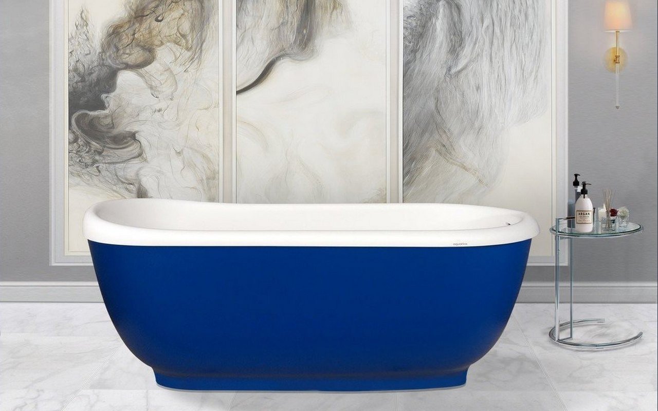 Popular Bath 958577 Capri, Bath Contour, Slate Blue