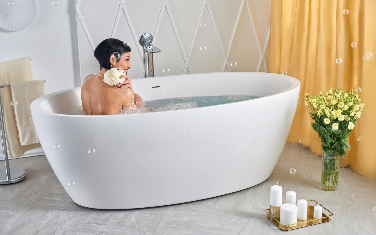 Aquatica Sensuality-Wht™ Freestanding Solid Surface Bathtub picture № 0