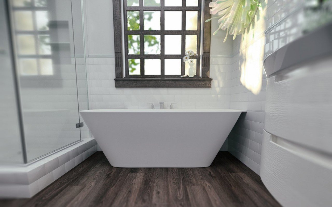 Aquatica Arabella-L-Wht™ Large Corner Solid Surface Bathtub picture № 0