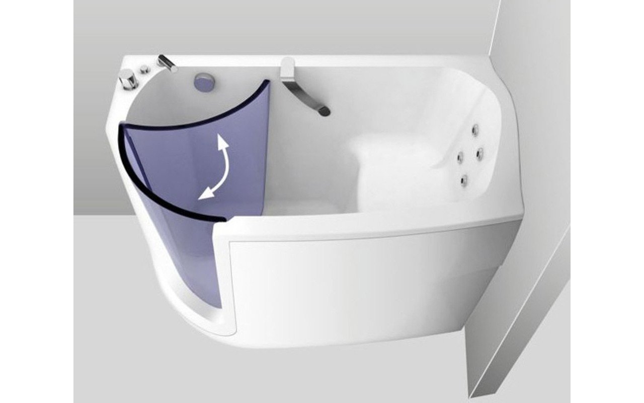 Aquatica Baby-Boomer-L™ HydroRelax Jetted Walk-In Bathtub (US version 110V/60Hz) picture № 0