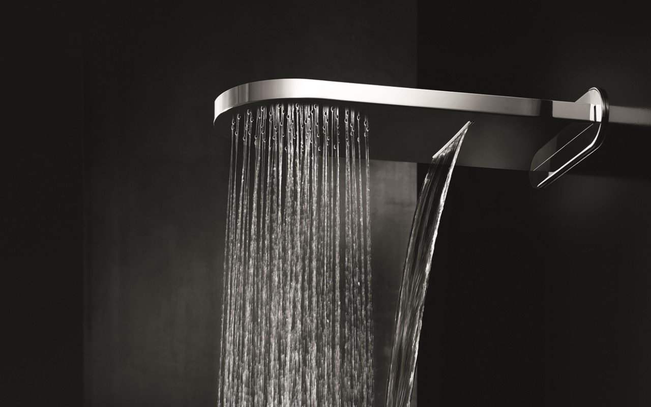 ᐈ 【Spring RC-550/320-B Wall-Mounted Shower Head in Chrome】 Buy