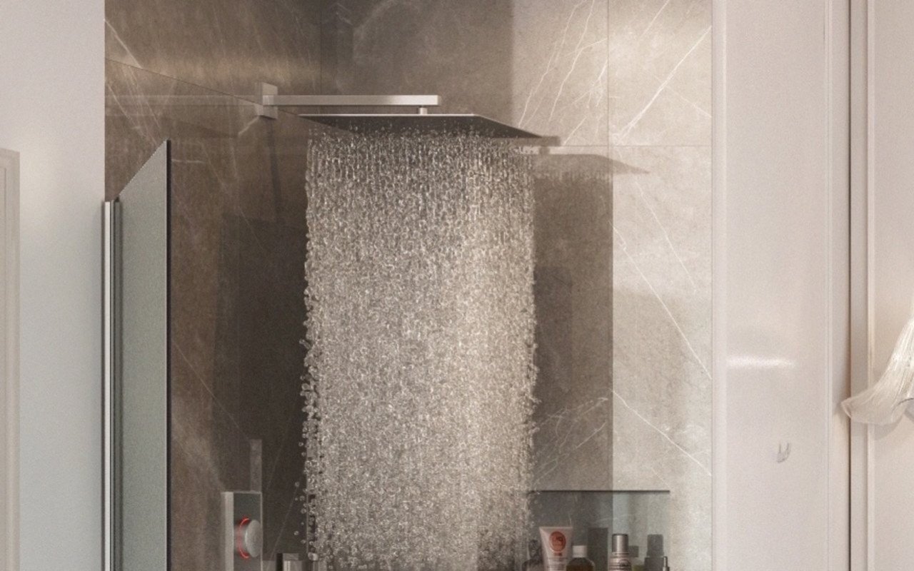 Spring SQ-500-C Top-Mounted Shower Head