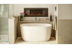 Lullaby Nano Wht Small Freestanding Solid Surface Bathtub by Aquatica 720