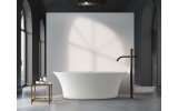 Adeline Freestanding Mineral Composite Bathtub with Tub Filler h 401