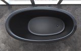 Aquatica Emmanuelle 2 Black Freestanding Solid Surface Bathtub (5) (web)