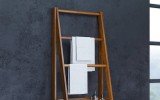 Aquatica Universal 70.75 Waterproof Iroko Wood Bathroom Ladder Shelf 04 (web)