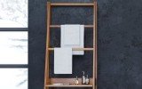 Aquatica Universal 70.75 Waterproof Iroko Wood Bathroom Ladder Shelf 06 (web)