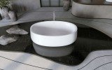 Aquatica Leah White Freestanding Solid Surface Bathtub03