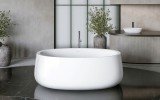 Aquatica Leah White Freestanding Solid Surface Bathtub08