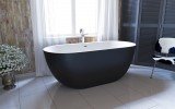 Corelia Black Wht Freestanding Stone Bathtub (1) (web)