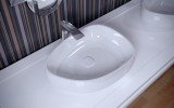 Metamorfosi Wht Shapeless Ceramic Bathroom Vessel Sink (2)