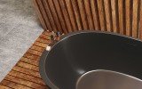 Spoon 2 Black Freestanding Solid Surface Bathtub (2) (web)