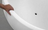 Aquatica Aura Mini Round Freestanding Solid Surface Bathtub Technical Images 03 (web)