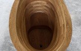 Aquatica True Ofuro Oak Wood Freestanding Bathtub image00010 web