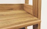 Universal 70.75 Waterproof Teak Wood Bathroom Ladder Shelf By Aquatica06
