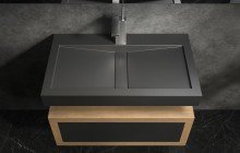 Black Solid Surface (NeroX™) Sinks picture № 3