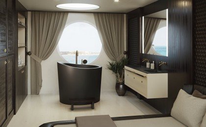Aquatica True Ofuro Mini Black Freestanding Stone Bathtub 02 (720)