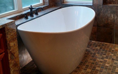 Oregon usa aquatica purescape 748g glossy freestanding ecomarmor bathtub