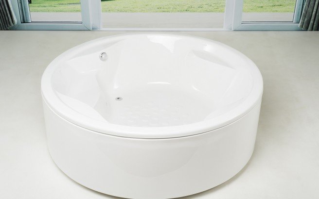 Aquatica Allegra-Wht Freestanding Acrylic Bathtub