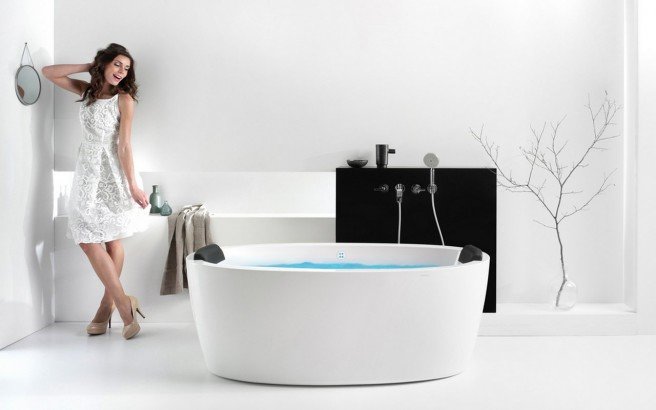Aquatica Purescape™ 174A-Wht Relax Air Massage Bathtub