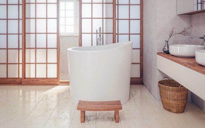 ᐈ True Ofuro Soaking Tub Aquatica, Bathtub Size For Tall Person