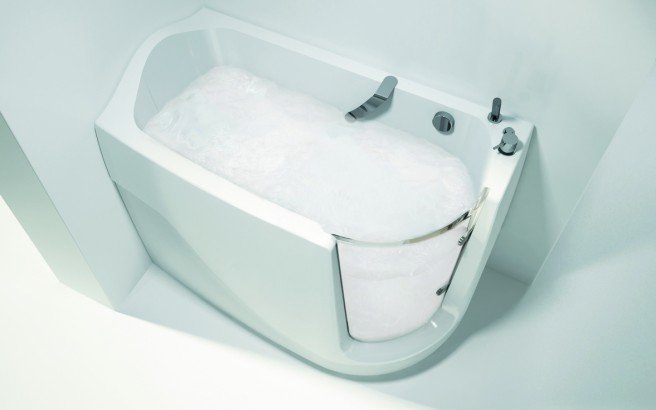 Aquatica Baby-Boomer-R™ Oxygen HydroRelax Jetted Walk-In Bathtub (US version 110V/60Hz)