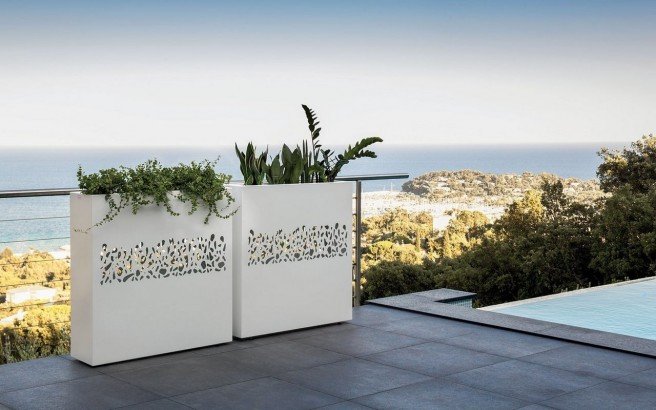 Stone Outdoor Decorative Planter Box by Talenti