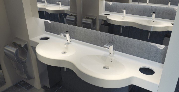 Bathroom lavatories and sinks for public restrooms | Aquatica USA Bathroom lavatories and sinks for public restrooms | Aquatica USA